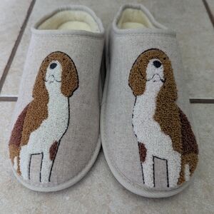 RADLEY LONDON Tan and Brown Cozy Slippers